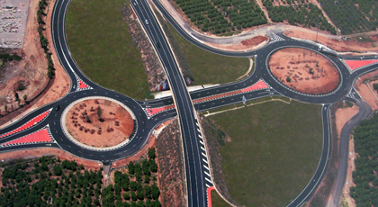 간선도로 연계형 회전교차로 (스페인)